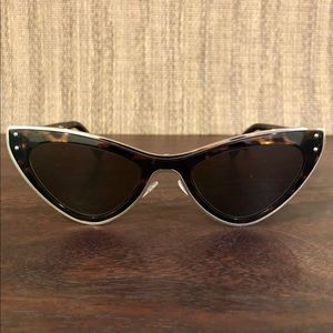 MOSCHINO Cat Eye Butterfly Sunglasses